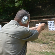 Obranná střelba z pistole L1 Olomouc - Lazecká střelnice